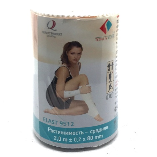 Tonus - elastic bandage 2.0X80mm 9512/0186