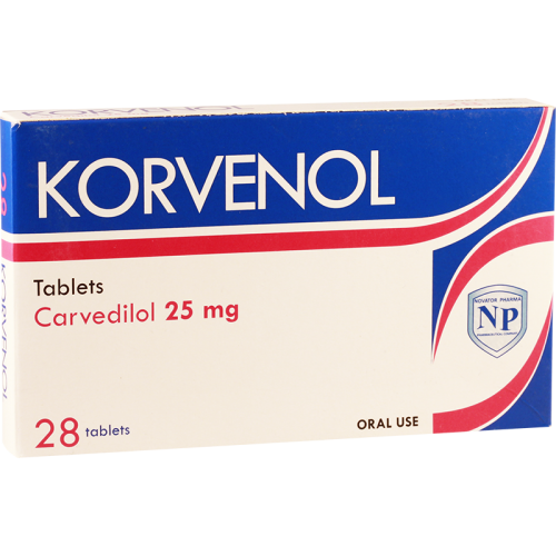 Korvenol tab 25mg #28