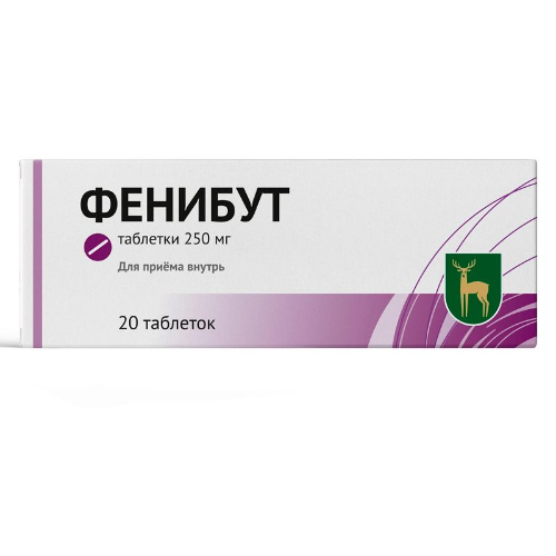 Fenibut tab 250mg #20