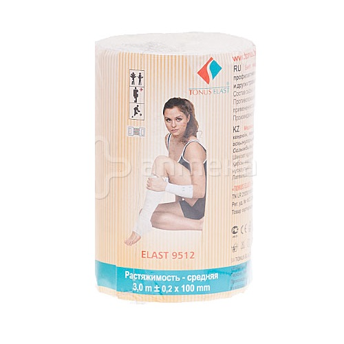 Tonus - elastic bandage 3.0X100mm 9512/0575