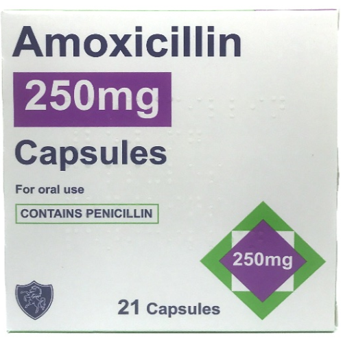 Amoxicillin caps 250mg #21