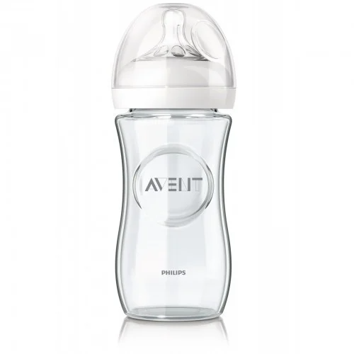 Avent - bottle 'natural' plastic /1 month+/ 260 ml 693/17 033/17 6397