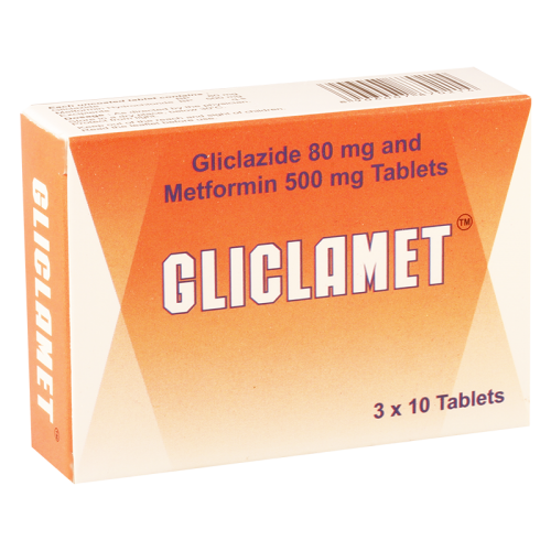 gliklamet tab 80mg+500mg #30