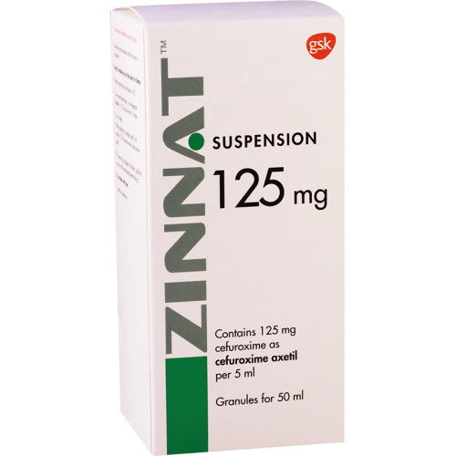 Zinnat powder for susp 125mg/5ml 50ml fl #1