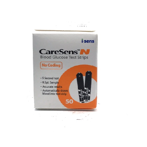 Blood Glucose Test Strip CareSens N #50