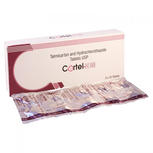 Cortel-H tab 80mg+12.5mg #28