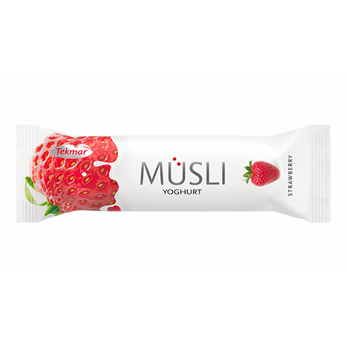 TEKMAR JOGH. MUESLI BAR WITH STRAWBERRY 30GR 0432