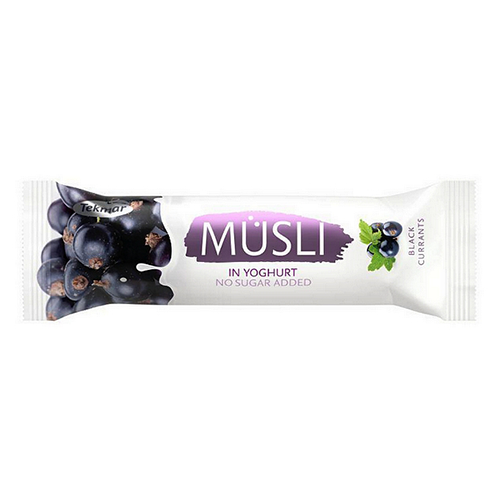 TEKMAR JOGH. MUESLI BAR WITH BLACKCURRANT 30GE 0333