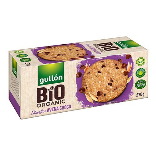 GULLON digestive Avena choco bio 270gr 2572