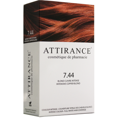 ATTIRANCE Hair Coloring Cream Intensive copper blond 7/44 50ml