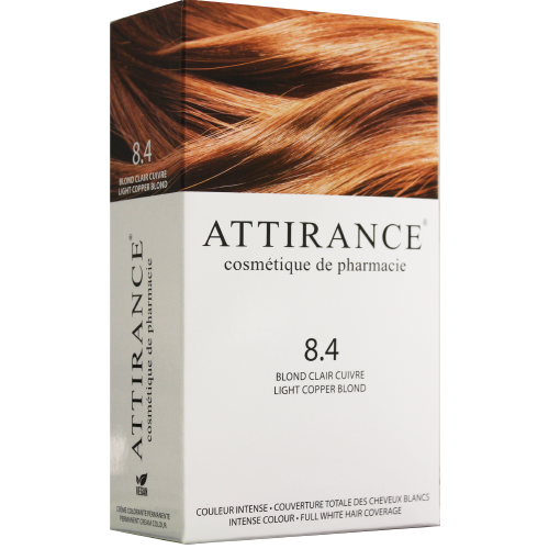 ATTIRANCE Hair Coloring Cream Light Copper Blond 8/4 50ml