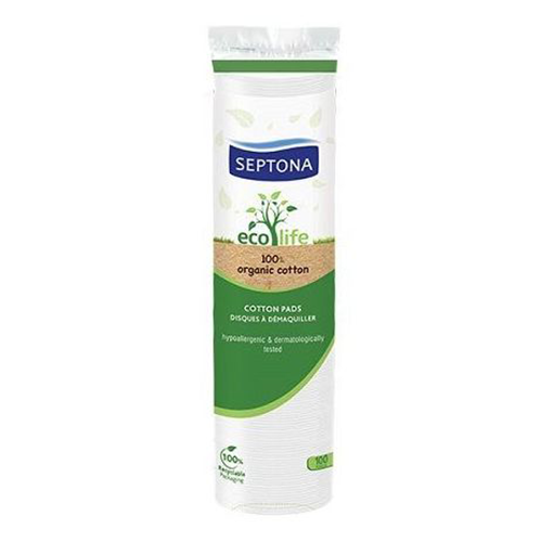 SEPTONA ECO LIFE ROUND COTTON PADS #100