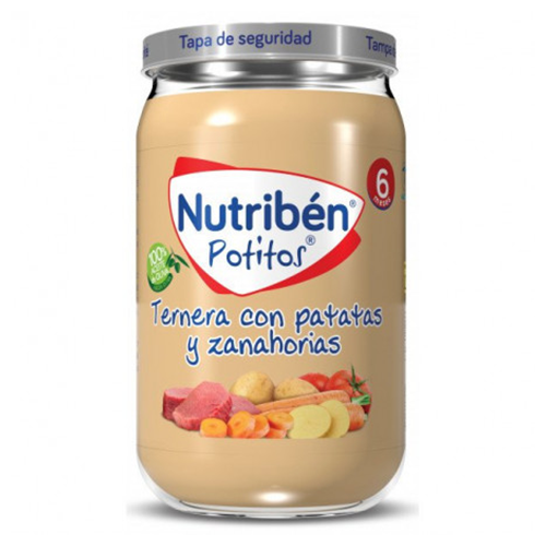 NUTRIBEN JAR BEEF BEEF POTATOES CARROT 235 G