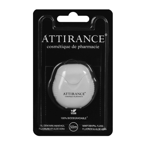 ATTIRANCE Dental Floss Mint Flouride and Aloe Vera 50m 1492