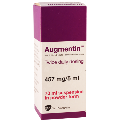 Augmentin 457mg/5ml 70ml susp #1