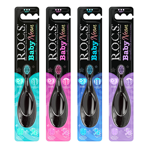 R.O.C.S. Toothbrush baby neon 0-3. soft 0807/0821