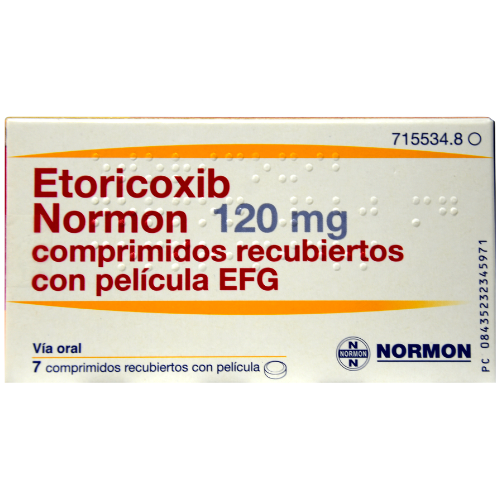 Etoricoxib normon tab 120mg #7