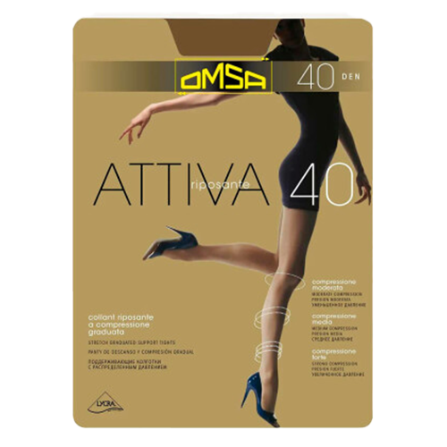 Pantyhose Omsa ATTIVA 40 Nero V