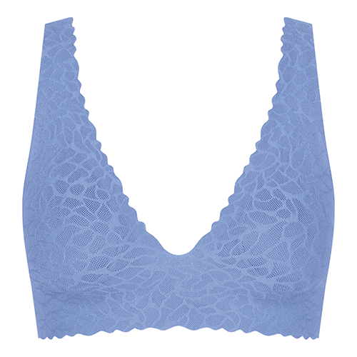 Sloggi - Zero Feel Lace 2.0 Top. Bra. Woman. Riviera. XL / 10211257 00IB/