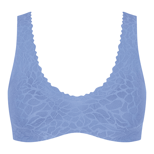 Sloggi - Zero Feel Lace 2.0 Bralette. Bra. Woman. Riviera. XS / 10211241 00IB/