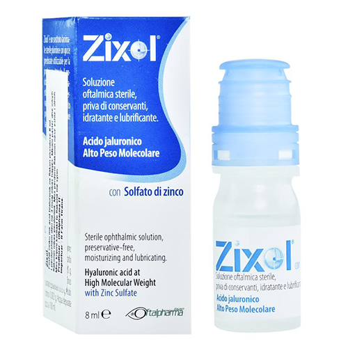 Zixol eye drops 8ml in vial #1