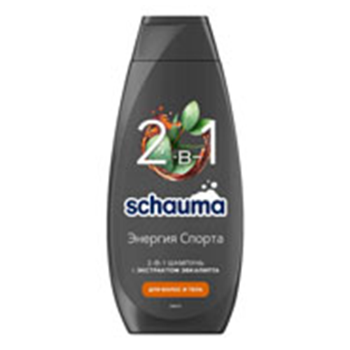 shauma - shampoo mens 2X1 sport 400 ml