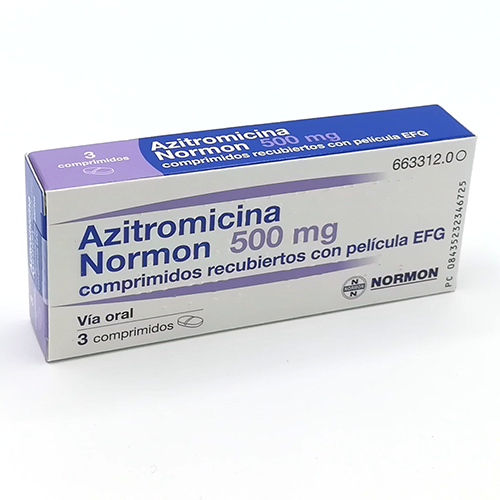 Azithromycin Normon 500mg tablets #3