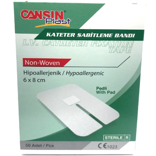 I.V. Catheter fixation tape non-woven 6X8sm