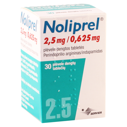 Noliprel arginin tab 2.5mg+0.625mg #30