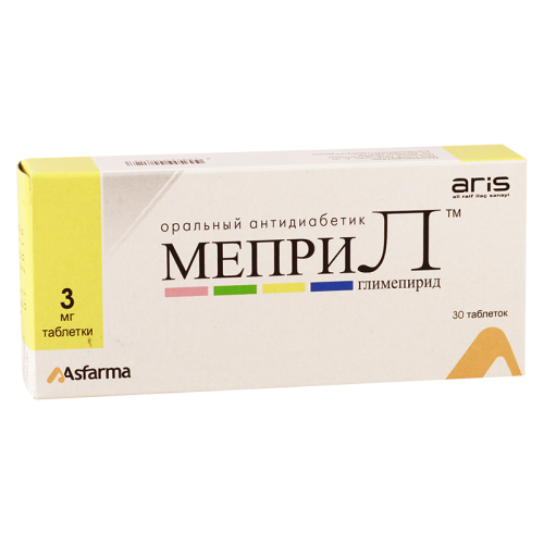 Mepril tab 3mg #30