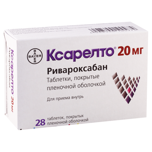 Xarelto tab 20mg #28