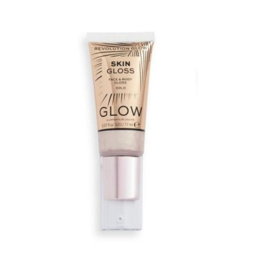 Revolution Glow Face  Body Gloss Gold