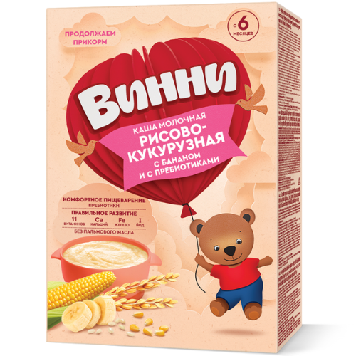 Viny - porridge milk rice and corn banana prebiotic /6 months+/ 4565/4695/4893