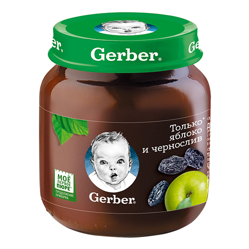 GERBER Apple Prune Puree 130g