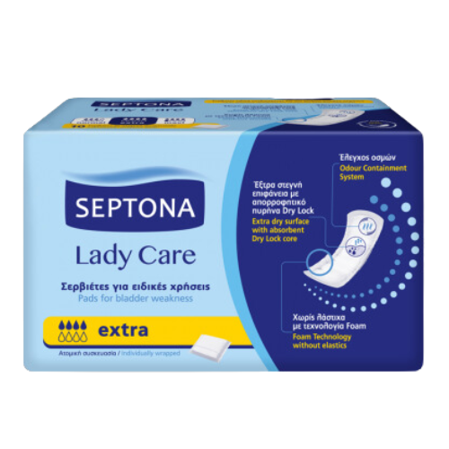 SEPTONA  LIGHT INCO SANITARY NAPKINS - EXTRA 8+2pcs Gratis #10  2207-0027