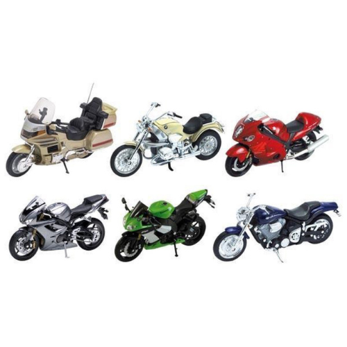 Motorcycles. die-cast. 1.18. L= 11-13 cm