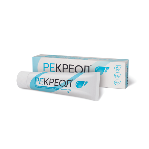 Recreol cream for external use 50mg/g 50gr