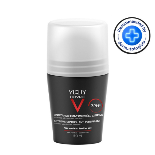 Vichy - Homme - Mens Deodorant Anti-Perspirant Roll-On  72-hour Extra Strong Action 50ml 0362/3201