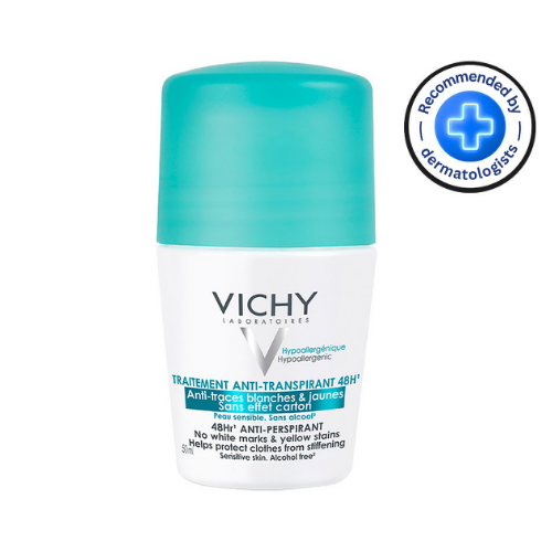 Vichy - Deodorant Anti-Perspirant 48-hour Roll-On - No White Marks for Sensitive Skin 50ml 4599/7000