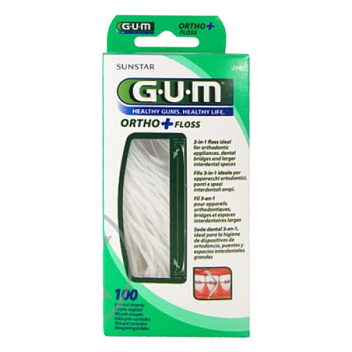 GUM - dental ortho + dental floss /100m/ 303521 #1