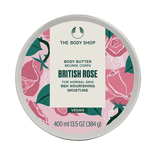 BODY BUTTER NEW BRITISH ROSE 400ML 12940